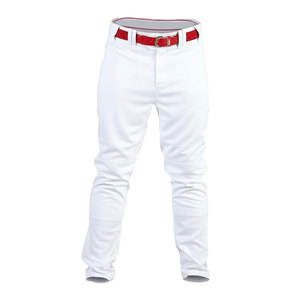Baseball Pants Full Length Semi Relaxed Fit Youth Sizes Solid Color <b>Athletic</b> Performance Uniform Bottoms Durable Comfortable - Product Image 2