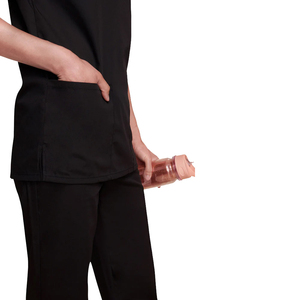 Fashionable Women Nurse <b>Scrub</b> Zipper Pullover <b>Scrub</b> <b>Tops</b> Breathable Elastic Hospital Jogger Medical <b>scrub</b> Uniforms OEM 2026 - Product Image 2