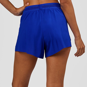Mid Waist Blue <b>Skorts</b> Elastic Waist Closure Draped Design Sporty Style <b>for</b> <b>Women</b> Breathable Colored Quick Dry Knitted Fabric - Product Image 6