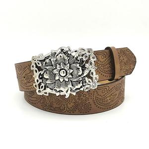 Cinturón de PU con Diseño Retro Bohemio Occidental para Mujer, Nuevo Diseño de Nicho en AliExpress - Product Image 1