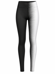 Leggings sans couture de haute qualité pour femmes, taille haute, pour le sport et le yoga, en Spandex/Polyester, longueur intégrale, taille mi-haute - Product Image 6