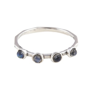 925แฮนด์เมดขายดีที่สุดแหวนมูนสโตนสายรุ้งเงินสเตอร์ลิงเครื่องประดับชั้นดีสำหรับงานแต่งงานพร้อมวันครบรอบ - Product Image 1