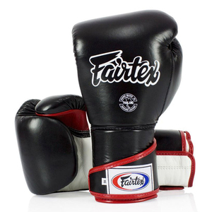 Guantes de Boxeo Fairtex Originales de Fábrica OEM, Rojos y Blancos, de Cuero, Cómodos, Ligeros, con Agarre Firme - Product Image 6