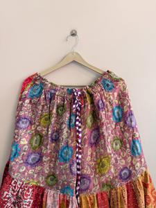 Hippie Wide Leg <b>Harem</b> Palazo <b>Pants</b> Vintage Kantha Pajama - Product Image 4