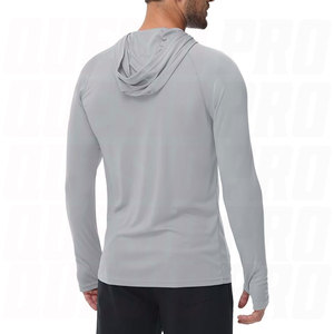 Sun Protection <b>Lightweight</b> <b>Hoodie</b> Shirts Long Sleeve Fishing Shirt SPF UV Protection Breathable Quick Dry Moisture Wicking Rash - Product Image 2