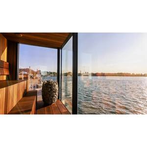 Pod de bien-être naturel invisible |   Design miroir géométrique, verre intimité et construction adaptée à l'hiver |   Sauna dans un paysage forestier/enséché - Product Image 2