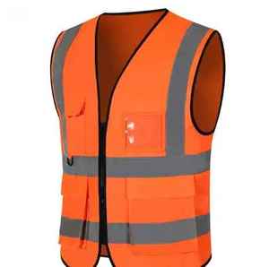Chaleco de Seguridad Reflectante y Chaqueta de Trabajo de Algodón Impermeable con Logotipo Personalizado, Ropa de Trabajo de Construcción - Product Image 3