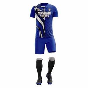 Uniformes de Fútbol Personalizados Sublimados con Nombre de Equipo y Letras, Conjuntos Deportivos Cortos con Impresión Frontal, Antibacterianos, de Secado Rápido, al por Mayor, Unisex para Adultos - Product Image 2