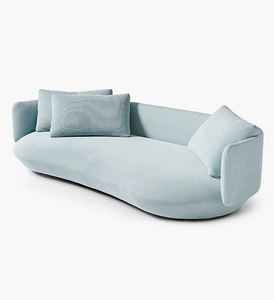 โซฟาผ้าโค้งมนทันสมัย ดีไซน์หรูหรา สำหรับห้องนั่งเล่น โรงแรม อพาร์ทเมนท์ - Product Image 4