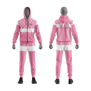 Custom Unisex Spring wear 2 Piece Eco Friendly Polyester/Cotton Anti Bacterial <b>Sweat</b> Wicking Breathable Four Way Stretch Jumpers - Product Image 1