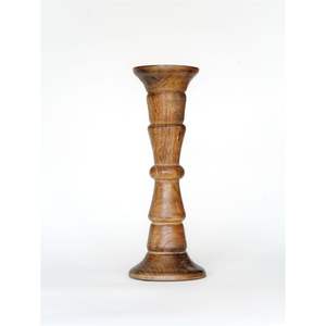 Vintage Decorative Wood Candle Holder Stand <b>Large</b> Antique Pillar <b>Candlestick</b> for Centerpiece Luxury Living Room Candle Pillar - Product Image 5