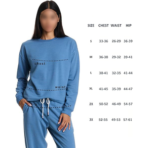 Conjunto Deportivo para Mujer, Felpa de Algodón Grueso de 220g, Antiarrugas, Sudadera con Capucha Extra Grande, Pantalones Deportivos, Informal, para Invierno - Product Image 4