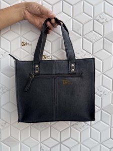 Unique Designer Women's Hair On Hide Leather <b>Small</b> Tote Bag Handmade Animal Leather Western Style Real Leather Fashionable Bag - Product Image 3