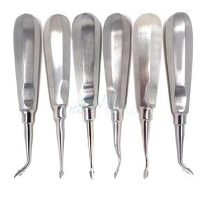 เครื่องมือถอนรากฟันสแตนเลสแบบมืออาชีพ ลดราคาพิเศษ ได้รับการรับรองมาตรฐาน CE ด้ามจับตามหลักสรีรศาสตร์ ใช้ซ้ำได้ - Product Image 6