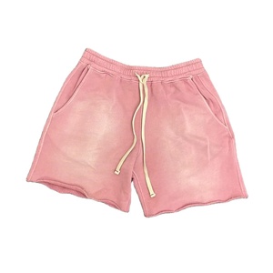 Pantalones cortos de algodón lavado con ácido de alta calidad, los mejores pantalones cortos informales de verano para hombres, pantalones cortos de moda callejera hechos en Pakistán - Product Image 2