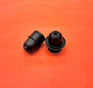 Douille de lampe en plastique à filetage partiel E27, support d'ampoule suspendu de style Edison avec filetage en plastique - Product Image 4