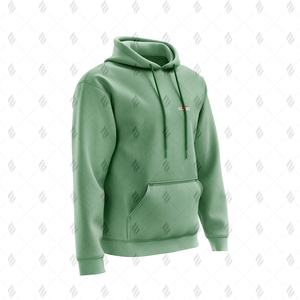 Sweat à capuche pour homme personnalisé, impression sérigraphique, 100% coton, tricot uni, teinture unie, texture respirante, séchage rapide, pull oversize - Product Image 5