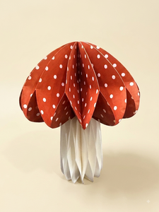 3D Mushroom Honeycomb Paper Indian Made <b>Christmas</b> <b>Door</b> Hanging Decoration - Product Image 2