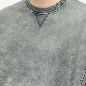 Sweat-shirt oversize grande taille pour femme, sweats à capuche pour femme, sweat-shirt femme OEM 360g French Terry Dip Dye Acid Washed - Product Image 3