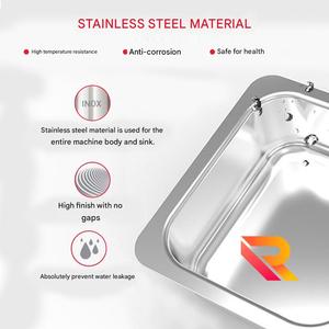 Nettoyeur à ultrasons industriel 48L Rama RB800 – Puissance ultrasonique de 2388W avec chauffage pour le nettoyage de la cuisine et de l'atelier - Product Image 3