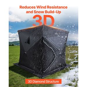 Tenda Sauna a Vapore Portatile per 4 Persone, Resistente in Tessuto Oxford, Facile da Montare, in Acciaio al Carbonio per Campeggio - Product Image 6