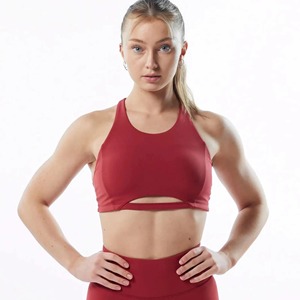 Servicios OEM Conjuntos de Yoga para Mujer Ropa Deportiva sin Mangas Conjunto de Brasier y Pantalones Cortos para Mujer - Product Image 3