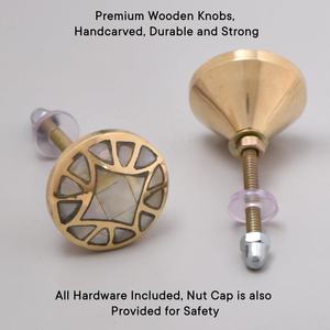 Wholesale Brass <b>and</b> MOP Cabinet <b>Knobs</b> Geometric <b>Drawer</b> Door <b>Pulls</b> Decorative Furniture Handles Mother of Pearl <b>Knobs</b> - Product Image 4
