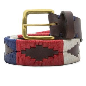 Cinturón de Cuero Polo Multicolor Personalizable para Jinete, Cosido a Mano, Resistente al Polvo, Accesorio Deportivo Unisex, Hebilla Dorada - Product Image 6