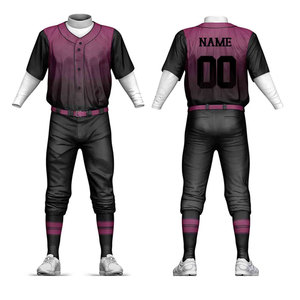 Ensemble d'uniformes de baseball personnalisés pour hommes : maillot, pantalon, gants, casquette, chaussettes, sac – Impression sublimée anti-humidité avec nom d'équipe – Votre équipe - Product Image 2