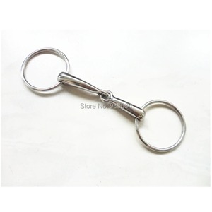 Bocado de Brida Suelta de Acero Inoxidable para Caballo, con Boca Hueca, 12cm, Equipo Ecuestre - Product Image 2