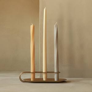 Candelabro de Metal Dorado Nórdico, Moderno, de Hierro, con 3 Velas, Centro de Mesa de Lujo para Bodas, Adorno Decorativo para Mesa - Product Image 2