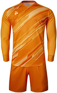 Uniforme de football personnalisé à manches longues, 100% polyester, imprimé par sublimation, respirant, séchage rapide, motif uni, nom et logo d'équipe personnalisés - Product Image 2
