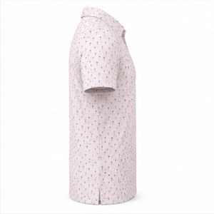 Camisa Polo Trackstar para Hombre, Color Rosa, con Estampado de Pelota de Golf, Manga Corta, Cuello con Botones, Camisa Deportiva Informal, Logotipo Personalizado - Product Image 2