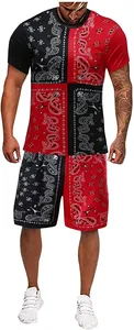 Ensemble chemise et short pour homme, été, respirant, 100% coton, personnalisé, manches courtes, style streetwear - Product Image 4