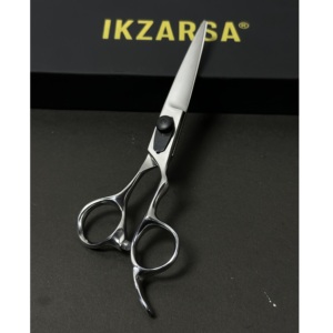 Ciseaux de coiffure professionnels ergonomiques en acier inoxydable japonais 440C, tranchants comme des rasoirs, pour droitiers, pour salon - Product Image 1