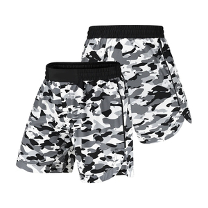 Shorts MMA imprimés camouflage personnalisés, style militaire, sublimation, tissu extensible 4 directions, ceinture Velcro, shorts MMA à prix compétitifs - Product Image 5
