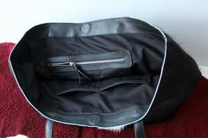 Sac fourre-tout classique en cuir véritable à poils pour femme, fermeture ouverte, luxe, multifonction, sac à bandoulière tendance LHTB-0146 - Product Image 5