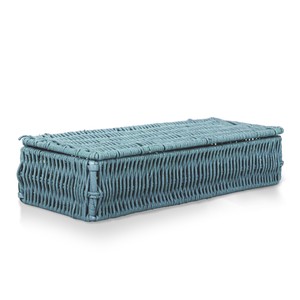 Rectangle rattan box handmade in Vietnam colored storage lid basket container <b>boxes</b> <b>cheap</b> price - Product Image 2