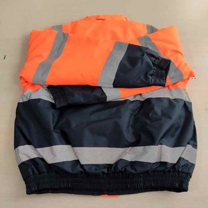 Veste de travail imperméable pour homme, softshell haute visibilité, avec capuche, fermeture éclair, caractéristiques de sécurité pour l'extérieur et l'atelier, avec éléments réfléchissants - Product Image 4