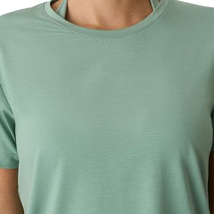 เสื้อยืดผู้หญิงทรงหลวมแบบสั่งทำขายส่ง แขนสั้น สวมใส่สบาย ระบายอากาศได้ดี เหมาะสำหรับออกกำลังกาย ใส่เล่นกีฬา หรือใส่ลำลองในฤดูร้อน - Product Image 3