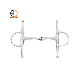 บิตม้าคุณภาพดีที่สุดสำหรับการแข่งม้า บิตสแนฟเฟิลสแตนเลสสำหรับขี่ม้า - Product Image 2