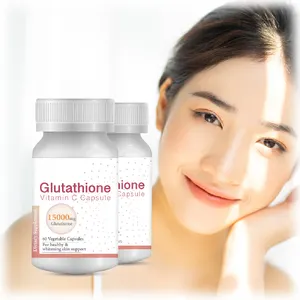 Gluta blanc 1500000 mg poudre blanchissante pour la peau Capsules beauté produits de soins de la peau supplément éclaircir la peau