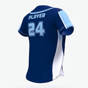 Camiseta de Béisbol con Estampado Personalizado, Ropa Deportiva, Camisetas para Hombre, Uniforme de Béisbol con Bordado Sublimado WBQ42 - Product Image 2