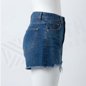 Summer Shorts Active Wear Cotton <b>Jogging</b> Distressed Acid Washed Women <b>Denim</b> Girls Premium Casual Outfit Trend Style_1 - Product Image 3