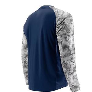 เสื้อตกปลาแบบซับลิเมชั่น UPF 50+ สำหรับผู้ชาย น้ำหนักเบา ระบายอากาศได้ดี มีซิป แขนยาว OEM เสื้อทีมสำหรับกิจกรรมกลางแจ้ง - Product Image 4