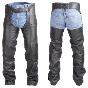 Pantalones de Montar Profesionales de Cuero Genuino para Mujer, de Talle Alto con Cierre de Botones, Lavado a Mano Personalizado, Pantalones de Equitación para Hombre y Mujer - Product Image 3