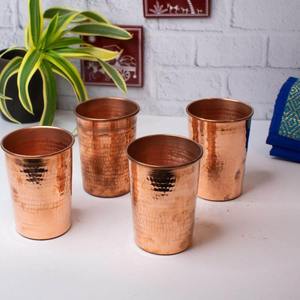 Copper Water Jug and Glass Set Mirror Finish Drinkware <b>Kitchen</b> Tableware Hydration Gift Set Home Hotel Restaurant - Product Image 4