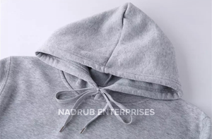 Sudadera con Capucha Gris, Sudadera con Cordón Ajustable, Bolsillo Tipo Canguro, Estampado de Letras, Manga Larga - Product Image 4