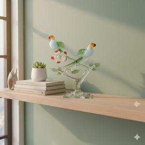 Figura de Pájaro de Cristal Artesanal, Decoración de Lujo para el Hogar, Regalo, Adorno para Bodas, Aniversarios, San Valentín, Exportación Premium - Product Image 3