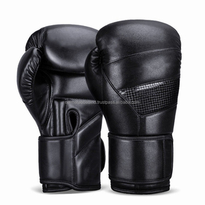 El mejor Material de cuero de vaca Guantes de boxeo de PVC Servicios OEM Precio razonable Cree su propio estilo Diseño 16oz Profesional 8oz Impreso - Product Image 2